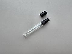8 мл Олівець скляний прозорий з чорним спреєм, флакон, пляшка, атомайзер для отливантів