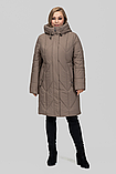 Зимове жіноче пальто прямого силуету Альбіна, розміри 50-60, фото 9