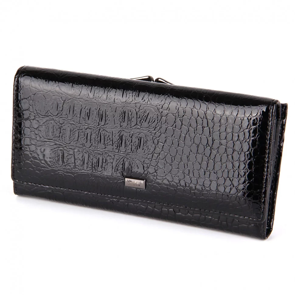 Портмоне шкіряне лакований під пітон VERMARI 72031-1302