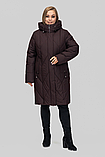 Зимове жіноче пальто прямого силуету Альбіна, розміри 50-60, фото 6