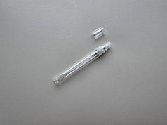 10 мл Олівець скляний прозорий з пластиковим розпилювачем прозорим, пляшка, флакон, атомайзер, спреєм