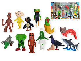 Набір колекційних фігурок Тралалеро-Тралала TRALALERO TRALALA 12 шт в наборі, розмір фігурки 8-10 см.