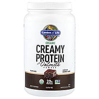 Garden of Life, органічний протеїновий крем із порошком із вівсяного молока, зі смаком шоколадного брауні, 920