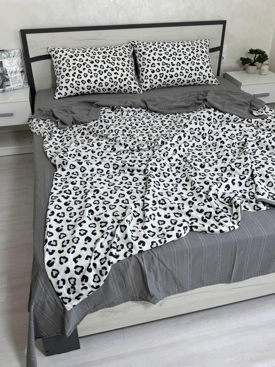 Постільна білизна літня Півтораспальний муслін жатка