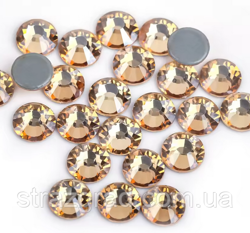 Стрази термоклейові Premium Gold Shadow SS10 Hot Fix 1440 шт, фото 1