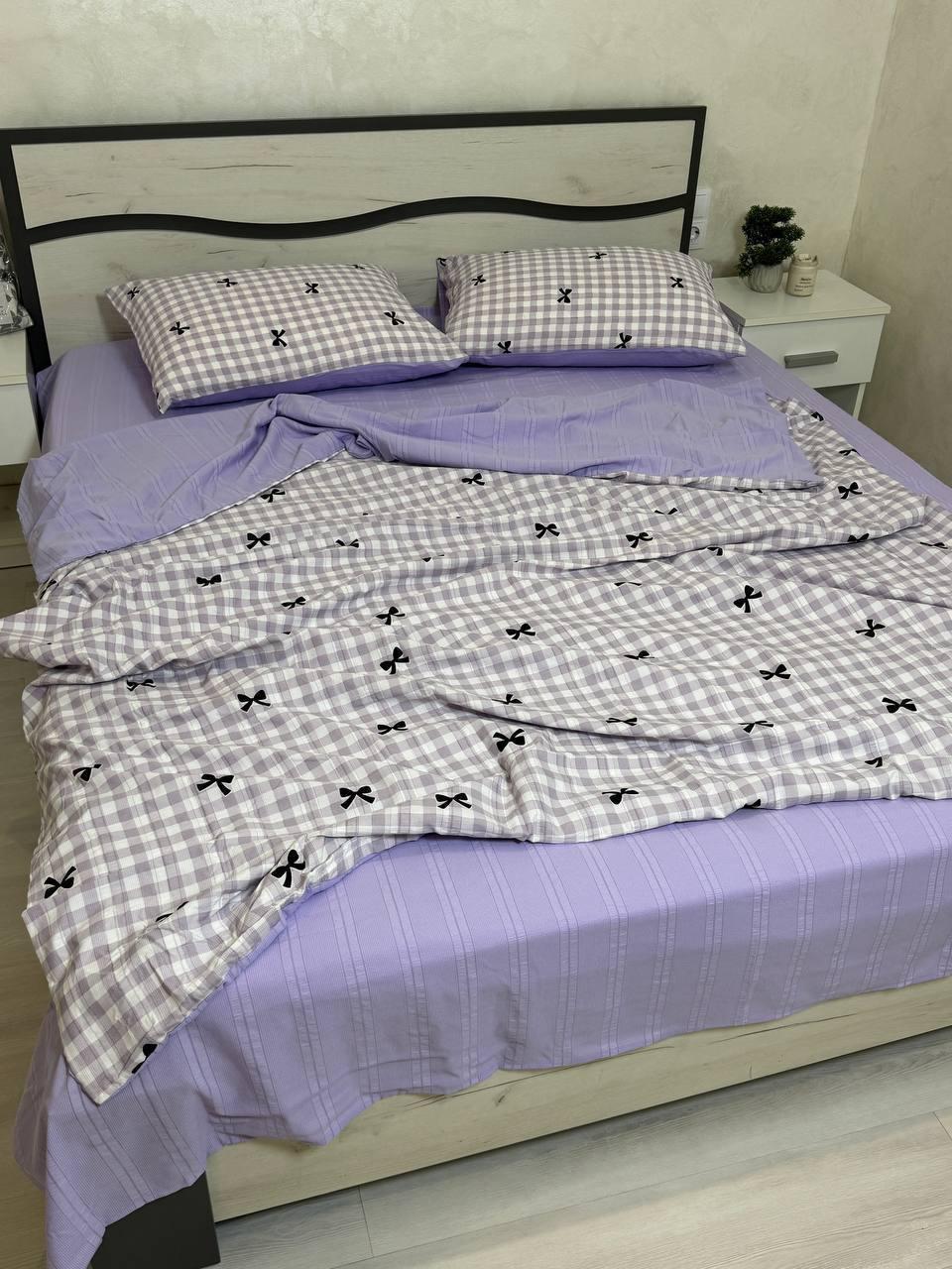 Постільна білизна літня Півтораспальний муслін жатка