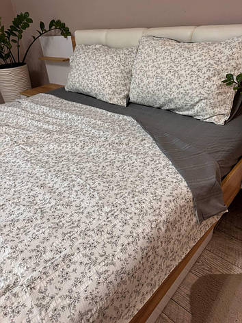 Постільна білизна літня Півтораспальний муслін жатка, фото 1