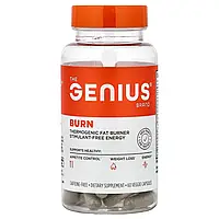 The Genius Brand, Genius Burn, без кофеїну, 60 рослинних капсул