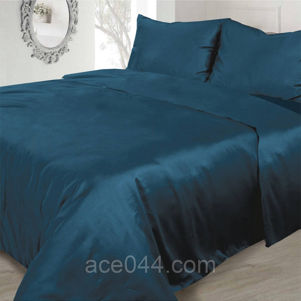 Простирадло НА РЕЗИНЦІ сатин Ярослав морська хвиля, фото 1