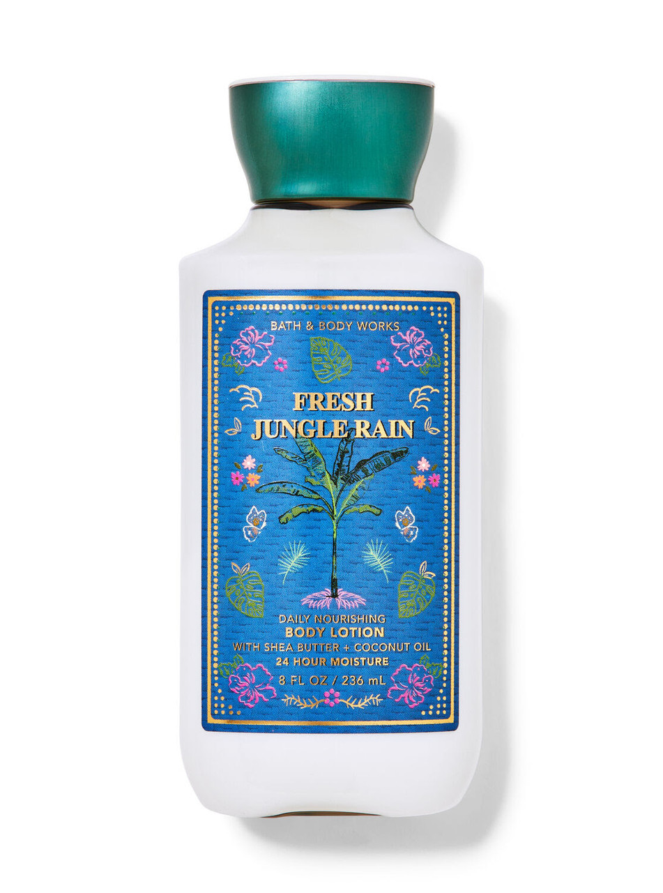 Лосьйон для тіла Bath & Body Works – Fresh Jungle Rain Daily Nourishing Body Lotion (236 мл / 8 oz), фото 1