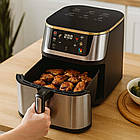 Аерофритюрниця Silver Crest, 12 л, 2800 Вт, безоливна мультипіч та аерогриль для дому, фото 2
