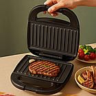 Мультигриль LB-58055, 10в1, 800 Вт, набір мультипекарів, сендвічниця та вафельниця, фото 2