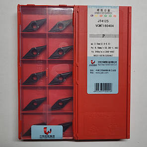 VCMT160404 JT4125 JXJTC (Сталь) Твердосплавна пластина, фото 2