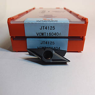 VCMT160404 JT4125 JXJTC (Сталь) Твердосплавна пластина, фото 1