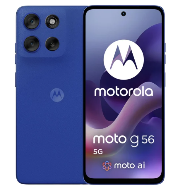 Смартфон Motorola moto g56 5G 8/256GB Dazzling Blue 120Hz (PB7Y0032PL)