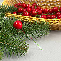 Калина лакова Ø10 мм, для декору - червоний