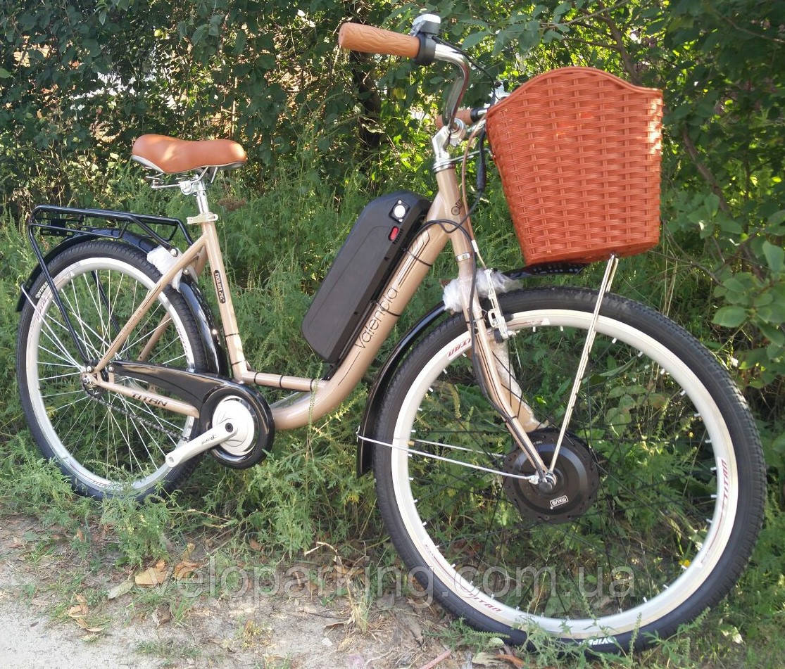 Електровелосипед 26/28 Titan 500 W, 48V10AH, 18A мотор-колесо MXUS міська жіноча дорожня Valencia