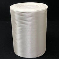 Атластна стрічка 10 см. # 042 Айворі