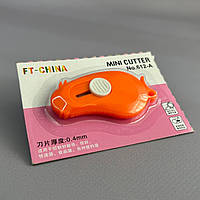 Міні-ніж канцелярський 7 см, лезо 4 мм