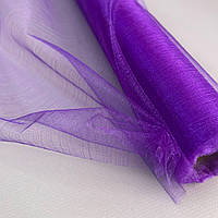 Органза декоративна, ширина 48см - 4,5м - фіолетовий