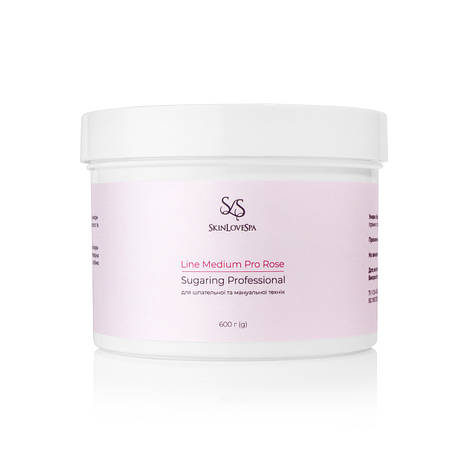 Цукрова паста для депіляції середня MediumPro Rose 600 г, фото 1