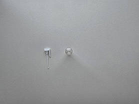 5 мл флакончик прозорий скляний з білим ковпачком пробник тестер фіолка мініатюра для парфумерії, фото 3