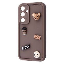 Чохол бампер силіконовий Wave для Samsung Galaxy S24 Plus Brown