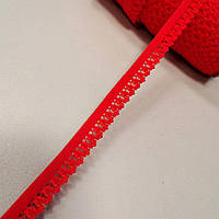 Резинка для пошиття спідньої білизни (оздоблювальна) 13мм - червона