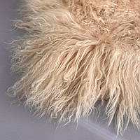 Натуральне хутро лами фарбоване 54х108 см - персик