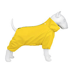 Дощовик для собак WAUDOG Clothes, водонепроникний, L50, В 70-74 см, С 47-50 см, жовтий