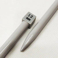 Спиці для в'язання прямі 12 мм