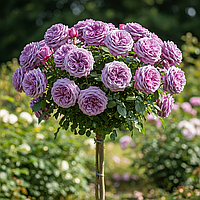 Саджанці чайно-гібридної троянди Блу Скай Фрі на штамбі (Blue Sky Free)