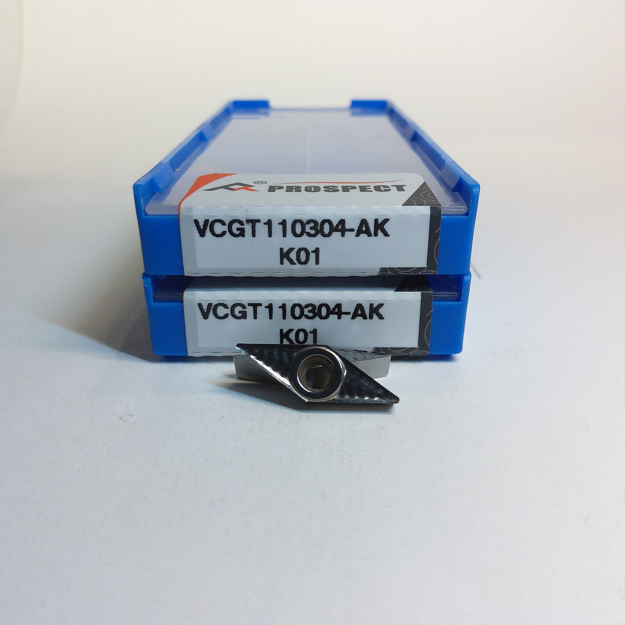 VCGT110304-AK K01 Prospect (Кольоровий метал) Твердосплавна пластина