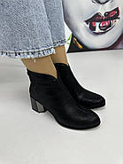 Ботильйони жіночі BATTINE B4092-Black лазерна шкіра 36, фото 4