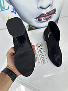 Ботильйони жіночі BATTINE B4092-Black лазерна шкіра 36, фото 9