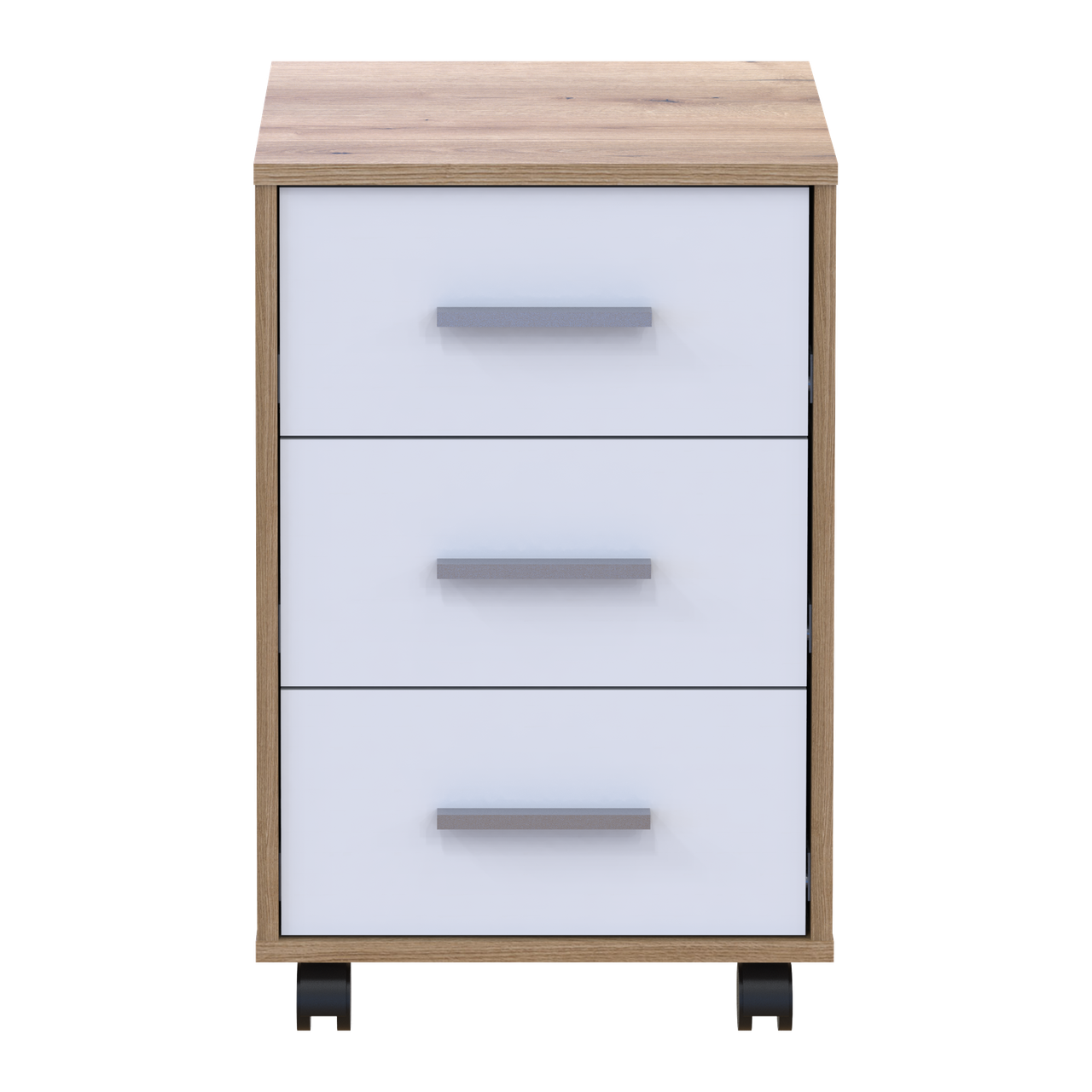 Тумба Doros Т3 Дуб Евок/Білий ДСП 43х42х66.4 (41901068), фото 1