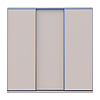 Шафа купе Doros Сіті Лайт Кашемір 3 ДСП 225х60х225 (80736377), фото 2