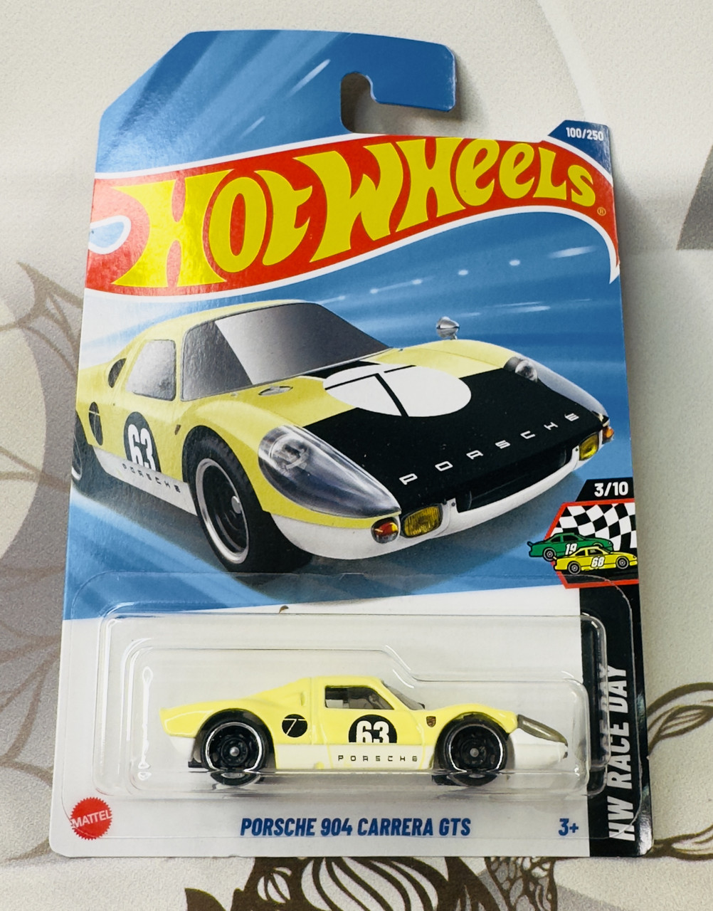 Колекційна машинка Хот Вілс Hot Wheels Porsche 904 Carrera GTS
