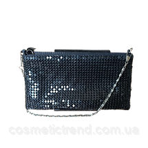 Косметичка жіноча чорна з паєтками 19,5*11*1,5 см Avon cosmetics, фото 2