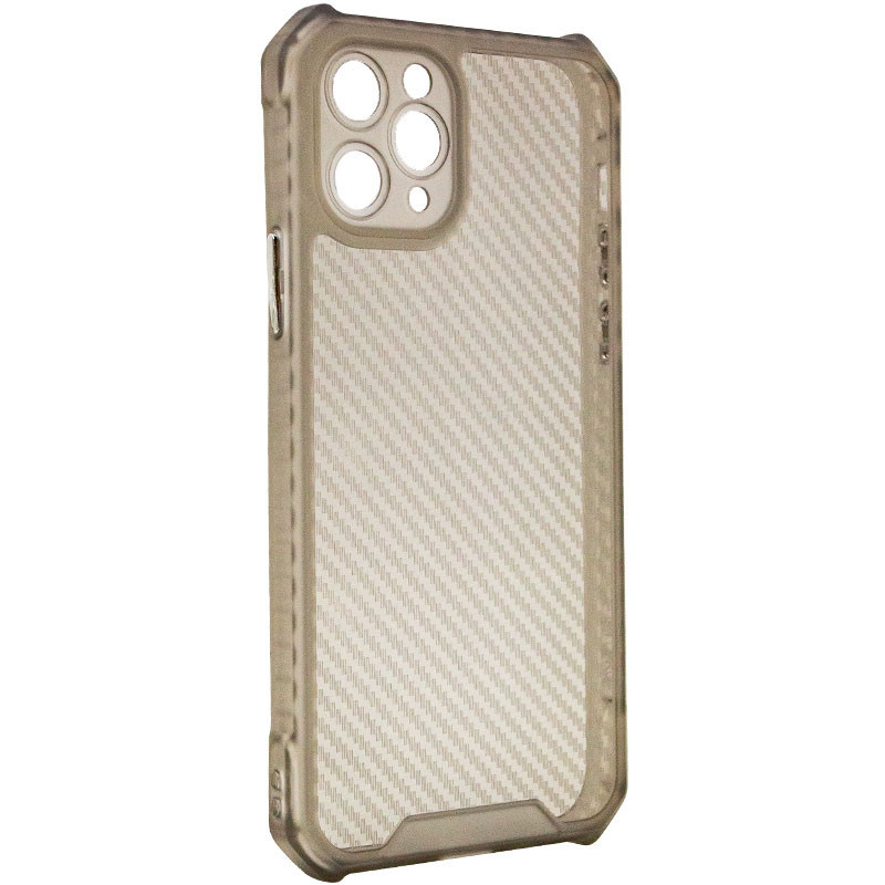 Чохол TPU Ease Carbon color series для Apple iPhone 11 Pro Max (6.5") Чорний / Прозорий, фото 1