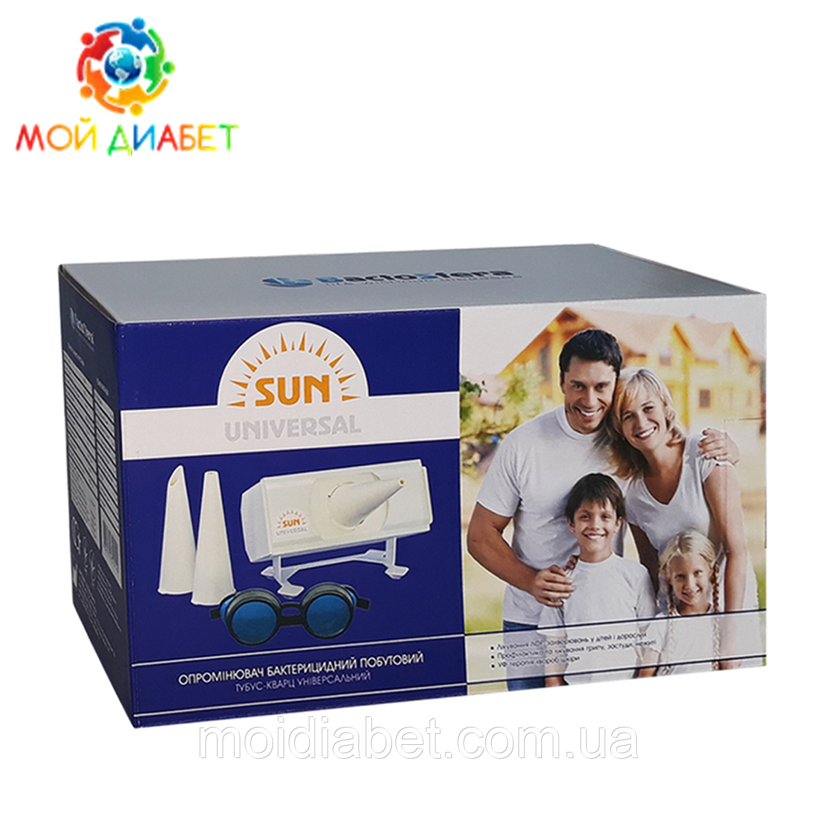 Опромінювач бактерицидний для дорослих Sun Universal (BactoSfera), фото 1