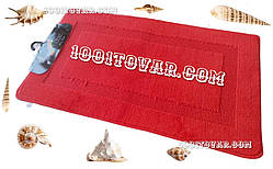 Набір із 2 килимків у ванну Banyolin 100х60 і 50х60 см. червоний колір