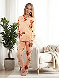 Піжама молодіжна з довгими штанами.Мікробайка. Vienetta404036, фото 2