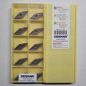 VNMG160408 MA LF6018 (сталь, нерж. сталь) Твердосплавна пластина для токарного різця, фото 2