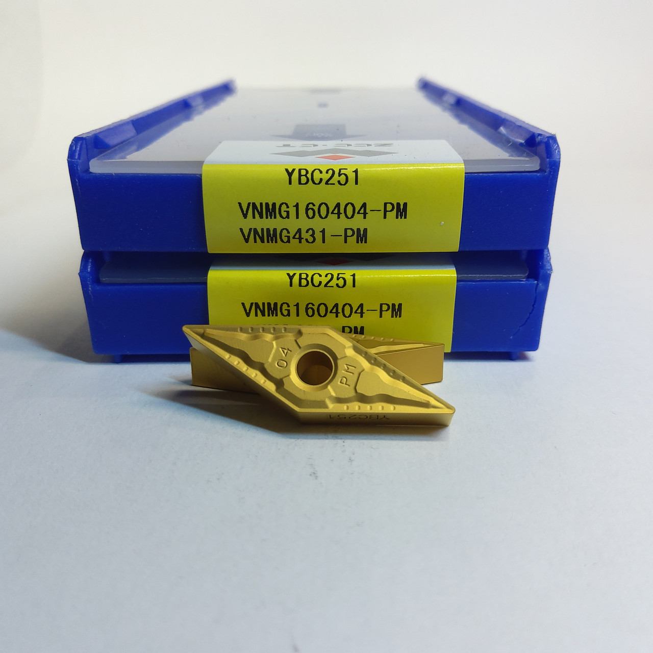 VNMG160404-PM YBC251 ZCC.CT (Сталь) Твердосплавна пластина