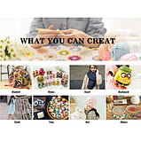 Набір Різнобарвних Алюмінієвих гачків для В'язання, Швейні Приладдя для В'язання, 100 шт., фото 2