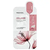 Mediheal, Collagen, Essential Beauty Mask, 1 шт., 24 мл (0,81 рідко. Унції) Дніпр