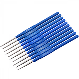 Набір гачків для в'язання 10 шт (0.6 мм-2.0 мм), фото 2