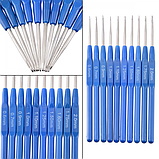 Набір гачків для в'язання 10 шт (0.6 мм-2.0 мм), фото 4