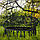 Підвісне плетене садове крісло-гойдалка Outtec BOHO для 2 людей гніздо чорне, фото 6